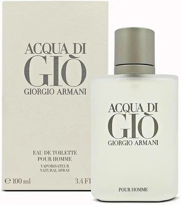 Giorgio Armani Acqua di Gio Eau de Toilette ✅ 100ml EDT Spray ✅ New & Sealed.