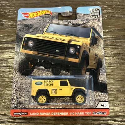 Hot Wheels Land Rover Defender 110 Hard Top Premium 2020 Car Culture All Terrain - Image 1 of 4