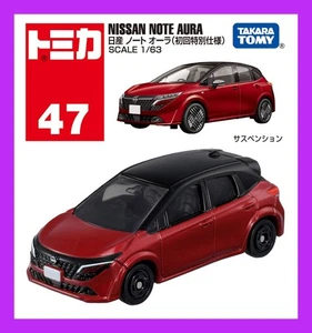 JUL 2025 #47 1a versione Nissan Note Aura Red TOMICA TOMY TAKARA auto pressofusa - Foto 1 di 5