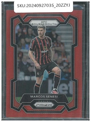 2023 Panini Prizm Marcos Senesi /199 Base Prizms Red #234 - Image 1 of 2