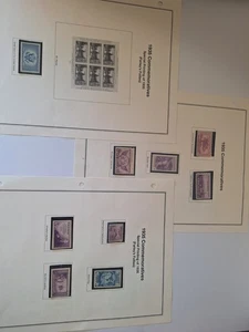 1935 Commemorative 9 Stamp Set. 752-755 771-775. Whistler, Farleys Follies, Seal - Picture 1 of 10