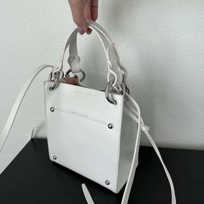 REBECCA MINKOFF Mini Kate Leather Tote Crossbody Bag - Image 1 of 4