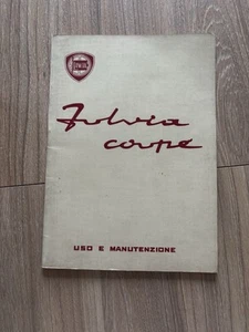 LANCIA Flavia coupè Uso e Manutenzione ORIGINALE - Foto 1 di 2