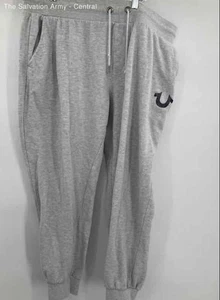 True Religion Herren Jogginghose grau Gummibund Kordelzug Taschen Größe XL - Bild 1 von 5