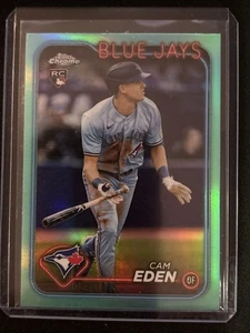 🔥Cam Eden 2024 Topps Chrome Update #USC96 Aqua 054/199 Blue Jays - Picture 1 of 3