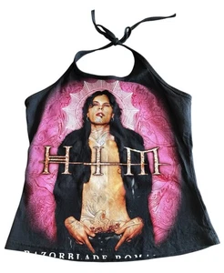 Top halter vintage HIM Heartgram para mujer talla pequeña - Imagen 1 de 5