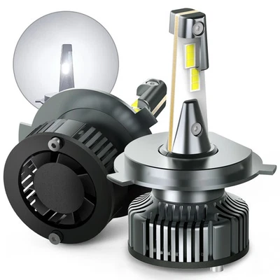AUXITO 9003 H4 HB2 LED Headlight Bulbs Set of 2 High-Low Beam 100W 6500K White - Image 1 of 4