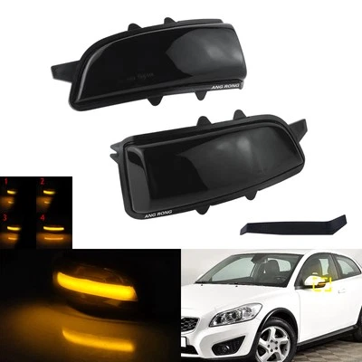 Paar LED Aussenspiegel Spiegelblinker für Volvo C30 C70 S40 S60 S80 V40 V50 V70 - Bild 1 von 4