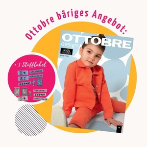 Schnittmuster-Zeitschrift Ottobre Design 01/2022 Kids Frühling Kinder Gr. 62-170 - Bild 1 von 11