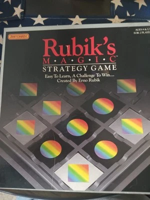 Vintage 1987 Rubiks Magic Strategy Board Game By Matchbox. - Image 1 of 4