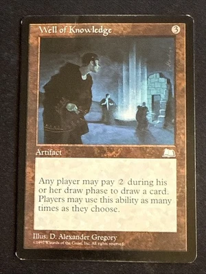 1x Well of Knowledge Weatherlight  Damaged MTG Magic the Gathering x1 MKE - Image 1 of 4