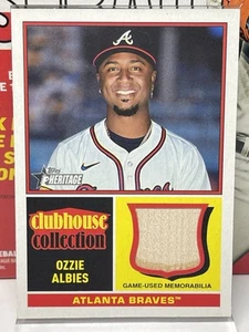 2025 TOPPS HERITAGE - Ozzie Albies #CCR-OA - Clubhouse Collection Relic - Picture 1 of 3