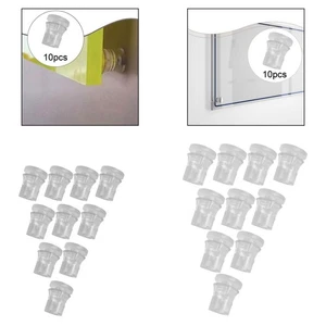 10Pcs Clear Standoffs Transparent Fasteners Screws for Office Shop Home - Picture 1 of 11
