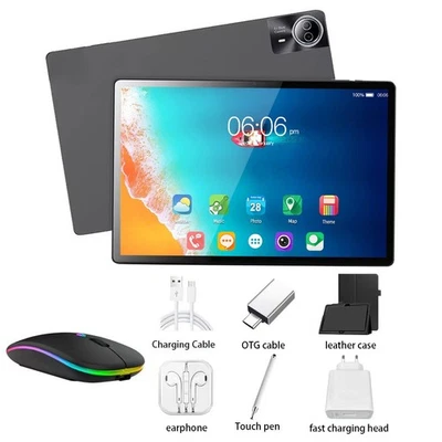 New 4G phone Tablet 14 inch Android 14 20GB RAM+1TB ROM with keyboard and mouse - Image 1 of 4