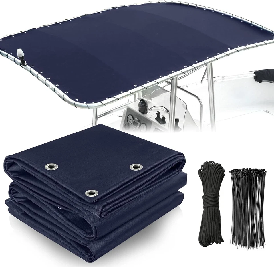 1200D Heavy Duty Marine Grade T Top Canvas Replacement for Center Console Boat w - Image 1 of 4