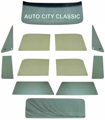 1968 1969 1970 1971 1972 Chevy GMC Suburban vidrio parabrisas puerta trasera lateral verde Foto 1 de 4