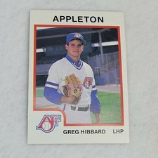 1987 APPLETON FOXES PROCARDS MINOR LEAGUE #539 Greg Hibbard