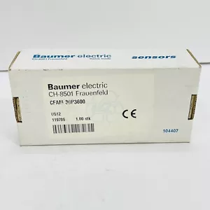 Baumer Electric CH-8501 CFAM 30P3600 Proximity Sensor 10-35Vdc PNP NC ~NEW~ - Picture 1 of 3
