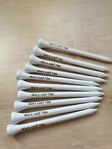 10x70mm Personalised Golf Tees, Custom Golf Tees, Groomsman Golf Gift, Golf Tees - Picture 1 of 5