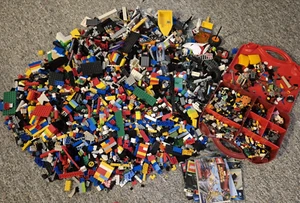 Lego Lote a Granel Vintage-Moderno Varios Surtidos con Minifiguras y Estuche Piezas Pieza - Imagen 1 de 18