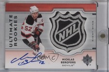 2007 Ultimate Collection Shield Logo 1/1 Niclas Bergfors #123 Rookie Auto RC 0c3