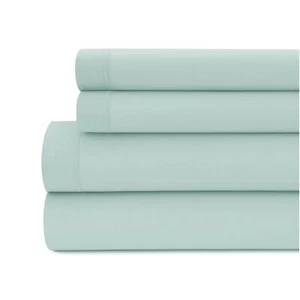 Solid Modal Jersey Sheet Set, Full, Blue Haze - Picture 1 of 5