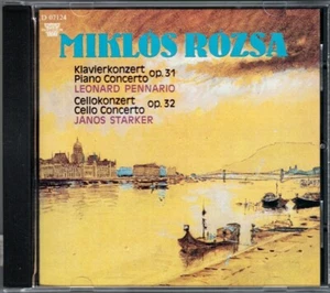 Janos STARKER & Leonard PENNARIO: Miklos ROZSA Piano & Cello Concerto ATZMON CD - Picture 1 of 1