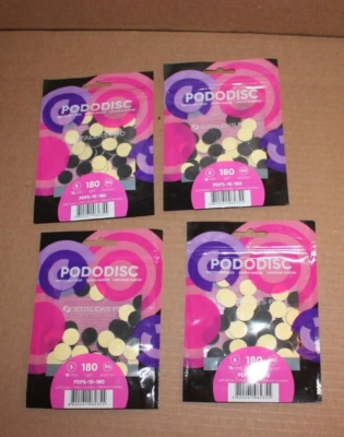 STALEKS PRO S PODODISC DISPOSABLE FILE SOFT BASE-PED DISC 15MM 50PCS PDFS-15-180 - Image 1 of 3