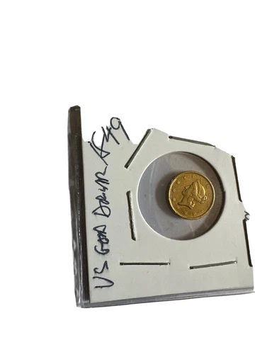 1849 U.S. Type 1 One Dollar $1 Liberty Head GOLD Coin Piece Cover
