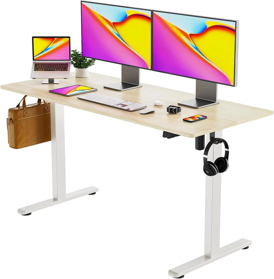 40" Modern Height Home Office Table Standing Electric Desk - Image 1 of 4