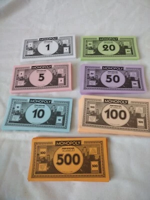 FULL SET OF MONOPOLY MONEY - TMNT TEENAGE MUTANT NINJA TURTLES  - Image 1 of 2
