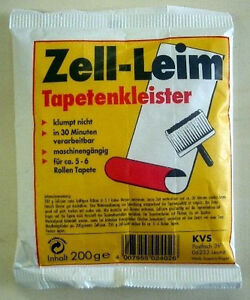 Zell-Leim Tapeten Kleister 200g TOP PREIS Tapetenkleister  Zellleim