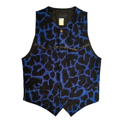 ISTANTE by Gianni Versace Vest Giraffe Print 1993 - Image 1 of 4