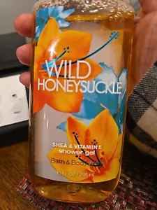 Bath & Body Works WILD HONEYSUCKLE SHOWER GEL Discontinued 10oz *Free Shipping - Picture 1 of 3
