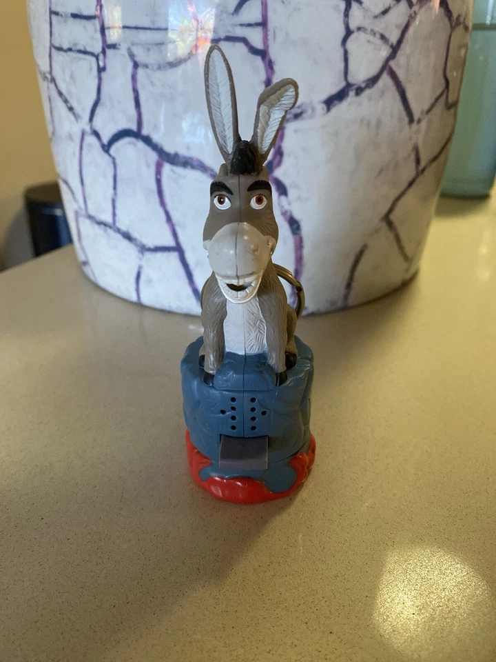 Llavero de mandíbula burro de Shrek Jabber de Burger King Kids Meal 2001 Foto 1 de 1