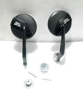 Fit For Royal Enfield Super Meteor 650 Bar End Mirror LH & RH Side with Mounting - Picture 1 of 5