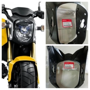 HONDA GROM MSX125 COVER FRONT HEAD LIGHT YEAR 2013-2015 BLACK GENUINE PARTS - Picture 1 of 8