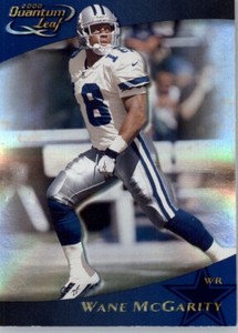 2000 Quantum Leaf Football #83 Wane McGarity - Dallas Cowboys