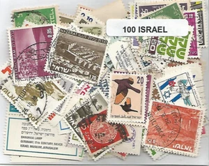 Lot 100 timbres d'Israel - Picture 1 of 1