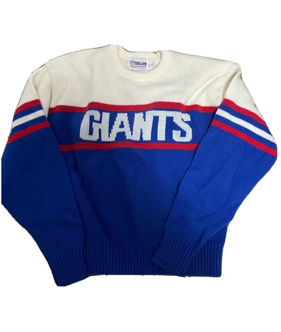 1980’s Retro Vintage New York Giants Cliff Engle Sweater Size Small Cover