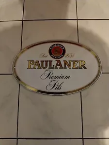 Paulaner Pils München Emailschild Top 51x33 Blekotec Lehrte - Bild 1 von 3