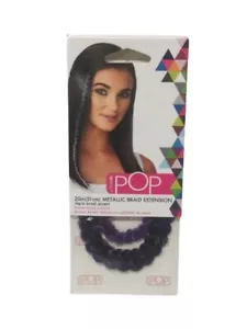 Scunci POP Metallic Braid Extension - Clip-in Braid Accent - 20in - Pink - Picture 1 of 1