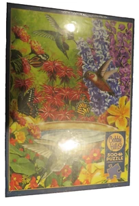 NUEVO Rompecabezas Cobble Hill 500 Piezas Colibrí Flores Mariposa, 85020 - Imagen 1 de 9
