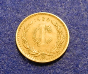 1939 Mexico Un 1 Centavo - Great Coin - See Pictures - Picture 1 of 2