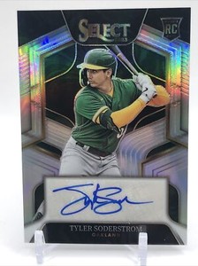 Tyler Soderstrom 2023 Select Rookie Autograph Silver Prizm RC #/99 Oakland A’s