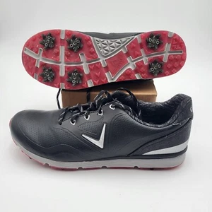 Callaway Halo Women's 10.5 B Black Golf Shoes All Spikes Included - Picture 1 of 14
