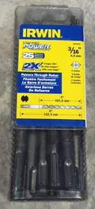Irwin 4935461 3/16" x 4" x 6" Power Plus Masonry Drill Bit - 2 Cutter 25pc - Picture 1 of 3