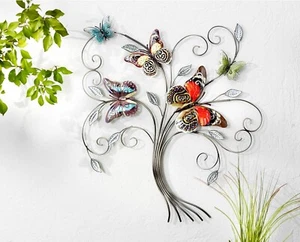 Wandornament Aglais Plastisch gearbeitetes Wandbild aus Metall mit 3D Optik Bild - Bild 1 von 4