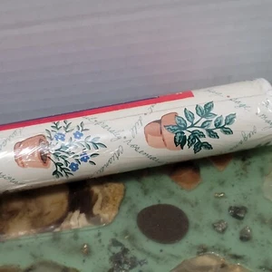 NOS Vtg 1998 Contact Paper Potted Herb Adhesive 9 ft. 90s Cottage Grandma Y2K - Picture 1 of 7