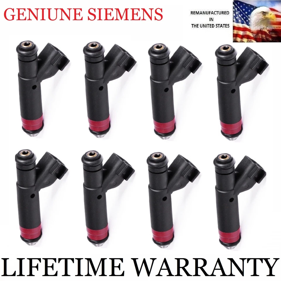 8 шт оригинальных топливных форсунок Siemens для 01–03 Dodge Ram 1500 4,7 л #53032145AA - Изображение 1 из 1